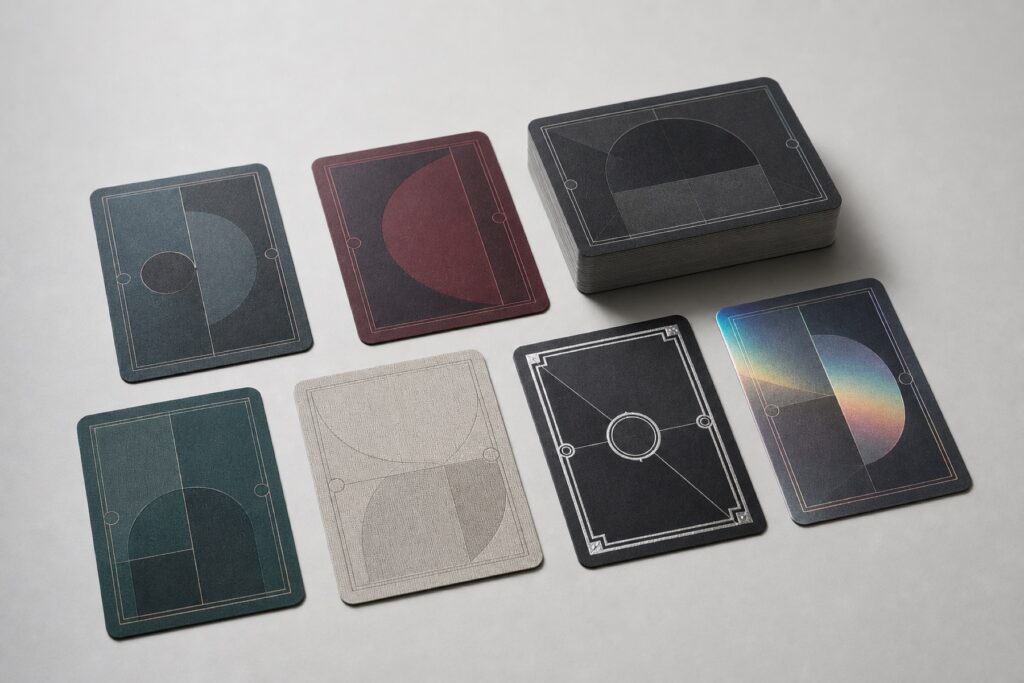 TCG Card Finishes Guide: Foil, Holographic and Collector Card Printing Custom TCG card finishes including matte, linen, metallic foil and holographic effects