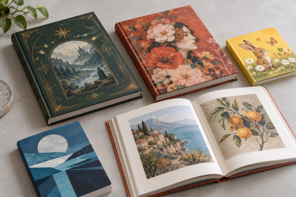 Custom Book Printing in China: What Publishers Need Before Requesting a Quote Custom hardcover, paperback and board book format concepts for book printing in China